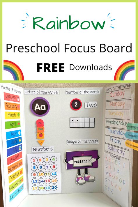 Learning Wall For Kindergarten At Home, Diy Preschool Learning Board, Classroom Circle Time Board, Preschool Homeschool Board, Circle Time Homeschool Preschool, Focus Board Classroom Preschool, At Home Circle Time, Portable Circle Time Board, Daycare Circle Time Board