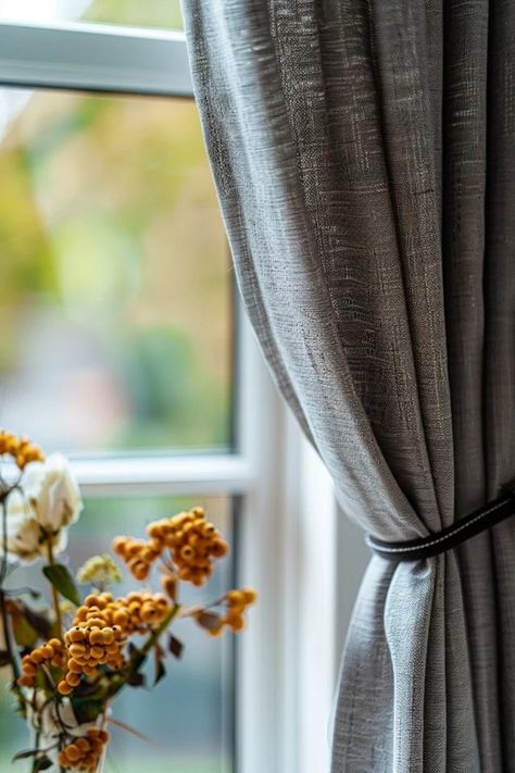 How To Hang 2 Curtains On One Rod: Layering Guide Curtain Combination Ideas, Curtain Layering, Different Curtain Styles, Measuring Curtains, Balcony Bar, Layered Curtains, Backyard Balcony, Curtain Styles, Industrial Minimalist