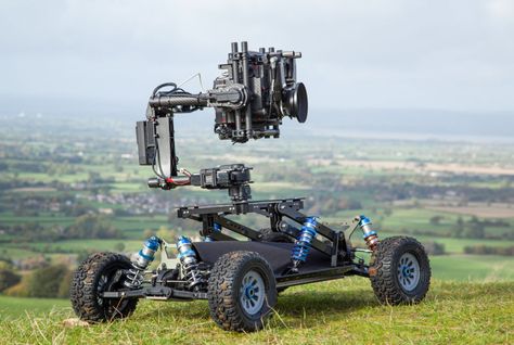 BuggyCam All Terrain Camera Rig Beach Van, Film Equipment, Mobile Camera, Camera Rig, Drone Design, Old Cameras, Camera Digital, Drone Technology, Cinema Camera