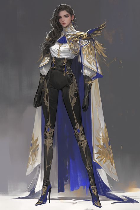 Manhwa Queen, Vtuber Inspiration, Character Closet, Queen Outfit, Dress Design Sketches, Royal Outfits, Fashion Design Drawings, Female Character Design, Fantasy Clothing