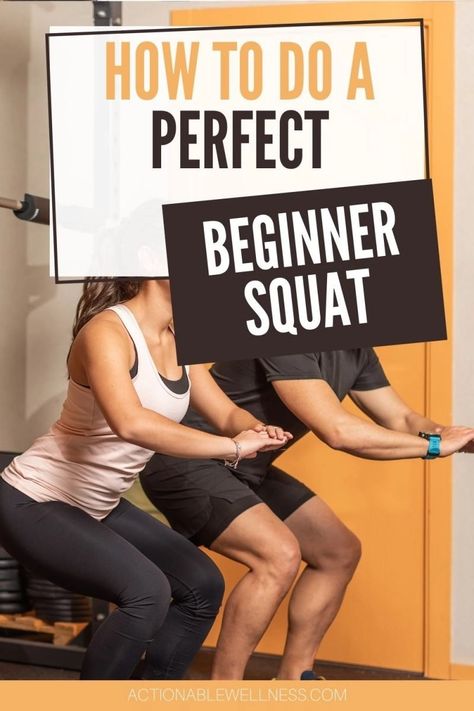 woman working with personal trainer doing bodyweight squat Squat For Beginners, Proper Squat Form, How To Do Squats, Squat Routine, Types Of Squats, How To Squat Properly, Benefits Of Squats, Body Weight Squat, Squat Form