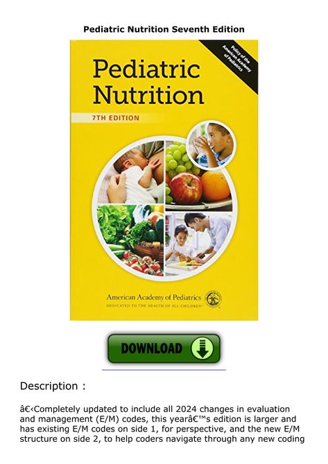 [PDF] DOWNLOAD Pediatric Nutrition     Seventh Edition Pediatric Nutrition, Critical Care, Healthcare Professionals, Pediatrics, Womens Health, Pdf Download, Health Care, Free Download, Nutrition