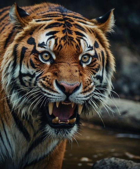 (Fun fact) :Tigers are the largest cat species in the world, with adult males of some subspecies, such as the Siberian tiger, weighing up to 660 pounds (300 kilograms). 🐅 #mixedshotz Tiger Pic, Tiger Reference, Tiger Photography, Cat Species, Wild Tiger, Tiger Pictures, Exotic Cats, Siberian Tiger, Fancy Cats