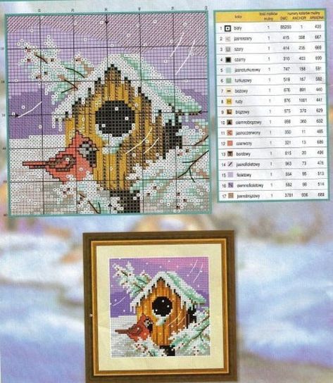 Xmas Cross Stitch, Just Cross Stitch, Winter Cross Stitch, Learn Crafts, Cross Stitch Needles, Cross Stitch Bird, Cross Stitch Animals, Cross Stitch Patterns Christmas, Christmas Cross