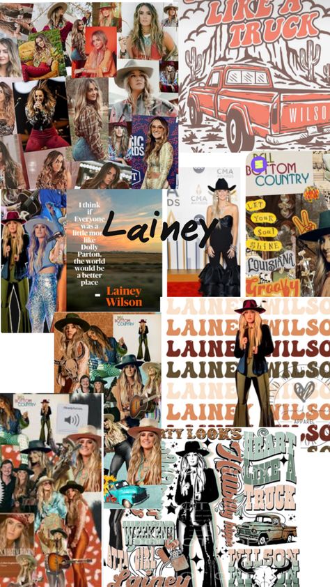 Lainey Wilson, My Favorite, Cowboy, Collage