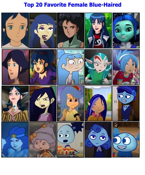 Characters With Blue Hair, Blue Haired Characters, Magic Tattoo Ideas, 7 Knight, Hulk Character, Cartoons Characters, Magic Tattoo, Character Types, Cartoon Sketches