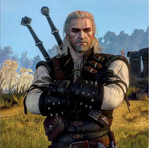 Geralt Of Rivia Pfp, Geralt Armor, Geralt Witcher 3, Geralt Of Rivia Witcher 3, Witcher Armor, Witcher Game, Witcher Geralt, Witcher 2, The Witcher Wild Hunt