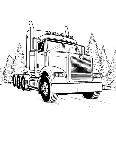 Coloring Pages Trucks, Tractor Coloring Pages Free Printable, Tractor Coloring Pages, Frog Coloring Pages, Puppy Coloring Pages, Pumpkin Coloring Pages, Truck Coloring Pages, Horse Coloring Pages, Dog Coloring Page