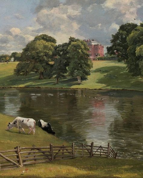 “Wivenhoe Park, Essex" (detail), 1816, John Constable. John Constable Paintings, John Constable, Print Display, Landscape Art Painting, English Art, Great Paintings, National Gallery Of Art, Paintings I Love, Landscape Artist