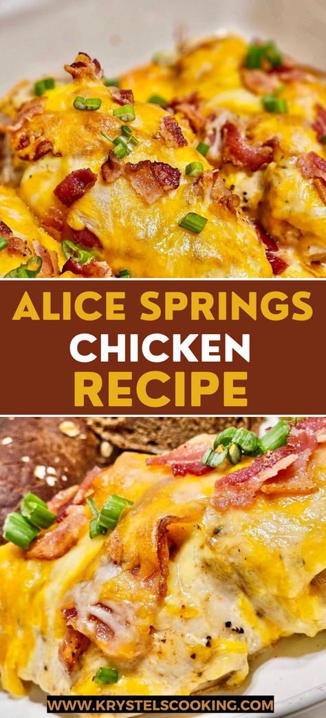 Get ready to fall in love with my Alice Springs Chicken recipe – it's not just delicious but easy-peasy too! This copycat dinner idea from Australia's Outback will be the hit of your table. Say hello to your new favorite baked dish! Craving endless inspiration? Save this Pin to your collection and savor the flavor of creativity whenever you need it! Click that save button now! Alice Spring Chicken From Outback, Easy Alice Springs Chicken Recipe, Copycat Outback Alice Springs Chicken, Outback Alice Springs Chicken, Alice Springs Chicken Crockpot, Alice Spring Chicken Recipes, Alice Chicken, Keto Alice Springs Chicken, Keto Alice Springs Chicken Low Carb