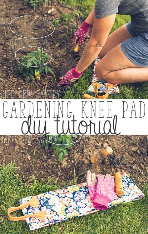 Gardening Knee Pad Sewing Tutorial for summer from LIfe Sew Savory Tote Bag Pattern Free, Kneeling Pad, Beginner Sewing Projects Easy, Leftover Fabric, Easy Sewing Patterns, Sewing Projects For Beginners, Sewing Skills, Easy Sewing Projects, Knee Pads