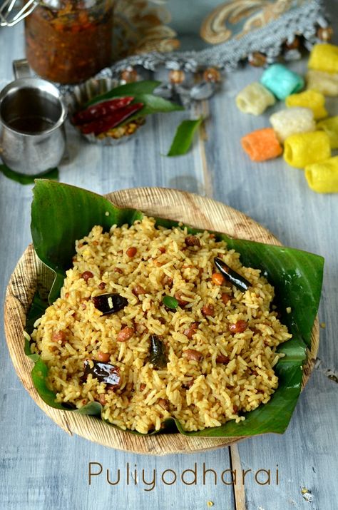 Quick Rice Dishes, Tamarind Rice, Tamarind Recipes, Variety Rice, Quick Rice, Indian Rice Recipes, Rice Varieties, Indian Breakfast, Indian Snack Recipes