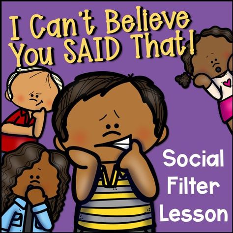 Checkout - Shop The Responsive Counselor Thoughts For Students, Social Emotional Activities, Think Before You Speak, Counseling Lessons, Guidance Lessons, Behavior Interventions, Social Skills Activities, Teaching Social Skills, Life Skills Special Education