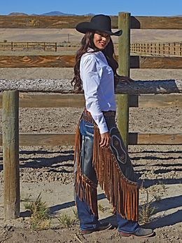 • Ladies Chaps & Chinks | leather Cowgirl Chaps, Wild West Outfits, Western Chaps, Riding Chaps, Cute Cowgirl Outfits, Cowgirl Pictures, Cowgirl Style Outfits, Country Style Outfits, Western Wear Outfits