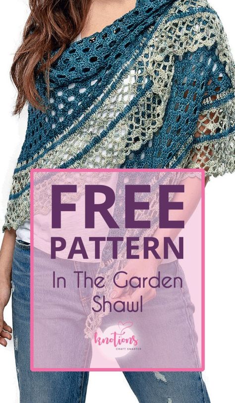 Crochet Shawl Free, شال كروشيه, Crochet Shawl Pattern Free, Crochet Shawls And Wraps, Shawl Patterns, Crochet Wrap, Lace Shawl, Shawl Crochet Pattern, Scarf Crochet Pattern