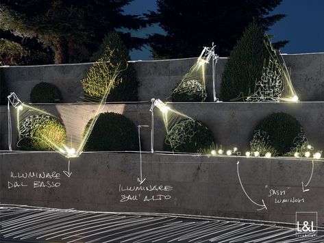 Lighting In Landscape Design, Urban Lighting Design, Garden Lighting Ideas, Blitz Design, Outdoor Lighting Design, Landscape Lighting Design, Architectural Lighting Design, Outdoor Landscape Lighting, Urban Lighting