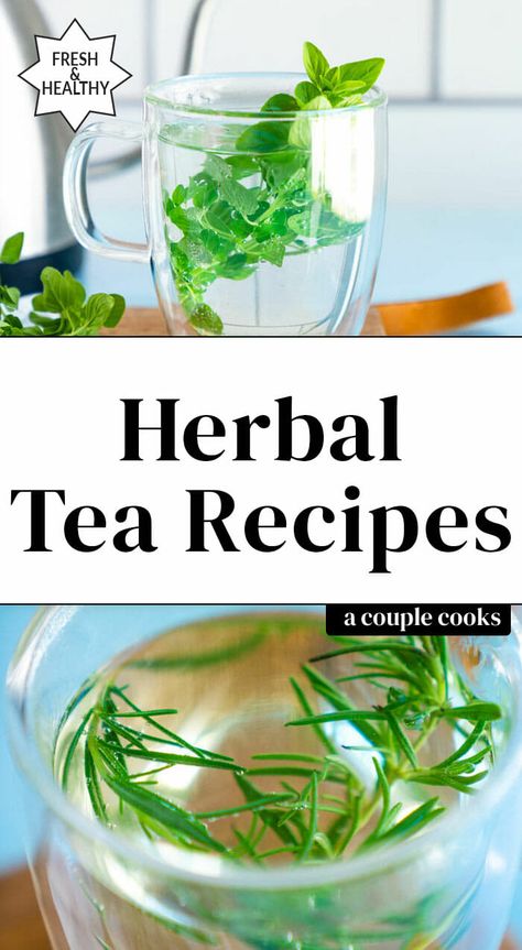 Fresh Herb Tea, Fresh Herbal Tea Recipes, Fresh Tea Recipes, Homemade Herbal Tea Recipes, Tea Recipes Homemade, Diy Herbal Tea, Herb Teas, Herbal Tea Recipes Homemade, Healing Drinks