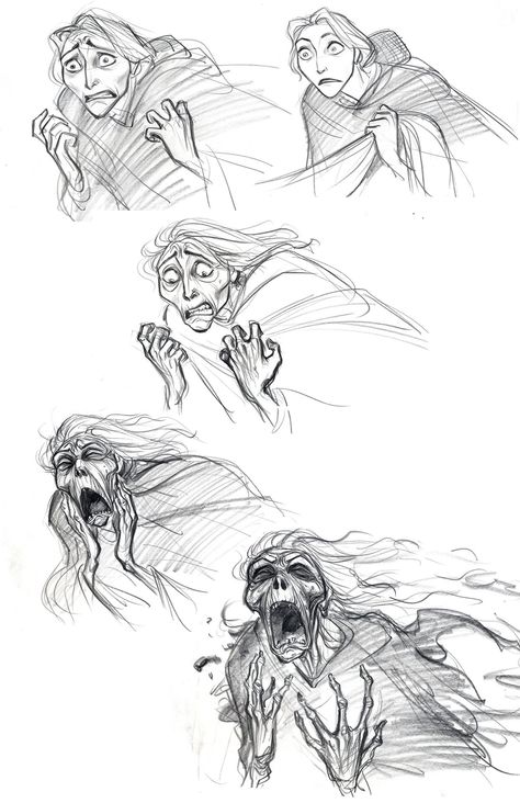 jin-kim32 Facial Reference, Disney Art Style, Mother Gothel, Old Drawings, Jin Kim, Animation Sketches, Disney Concept Art, Character Design Sketches, Disney Sketches