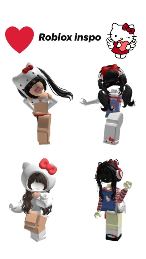 Roblox Hello Kitty Avatar, Hello Kitty Avatar, Roblox Avatars, Roblox Avatar, Avatar, Hello Kitty, Kitty