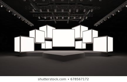 Stage Design High Res Stock Images | Shutterstock Tv Light, Stage Lighting Design, Concert Stage Design, Corporate Event Design, Set Design Theatre, Stage Set Design, Church Stage Design, Event Stage, Church Stage