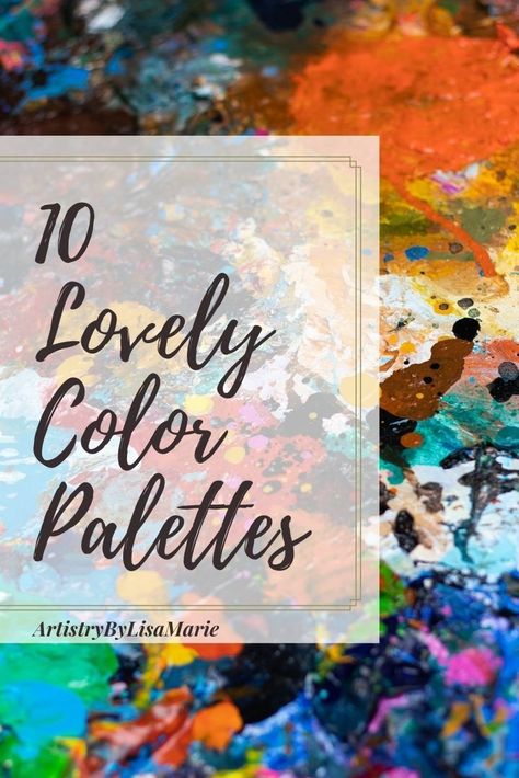 Want to feel like a color genius? My new post provides the six most common color palettes. PLUS lists 10 marvelous color ideas inspired from past art - sure to encourage your next masterpiece! AND a handy color wheel is included too! Time. To. Color.🎨🔥 Get your new10 new color schemes at https://artistrybylisamarie.com/10-lovely-color-palettes-to-inspire-your-stunning-masterpiece/ #ColoringBook #AdultColoring #Colorist Color Schemes For Paintings, Color Palette For Abstract Painting, Abstract Color Palette Inspiration, Plum Color Palette Colour Schemes, Cool Color Palette Colour Schemes, Color Schemes Colour Palettes Blue, Color Palette For Art, Complementary Color Palette, Beautiful Color Palettes