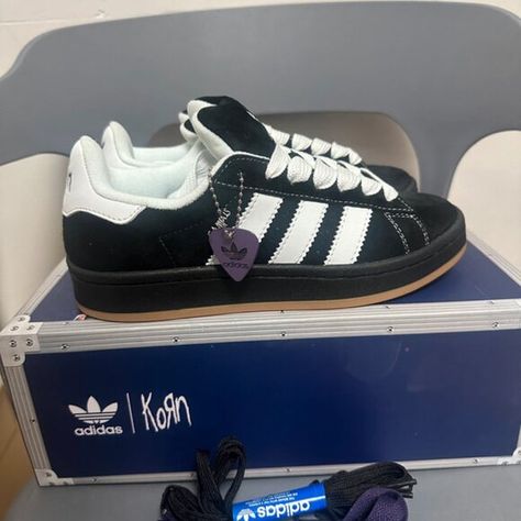 Adidas originals Campus 00s Korn Unisex Korn Adidas, Clothes Closet, Adidas Black, Christmas Wishlist, Baggy Jeans, Black Adidas, Shoe Box, Adidas Shoes, The List