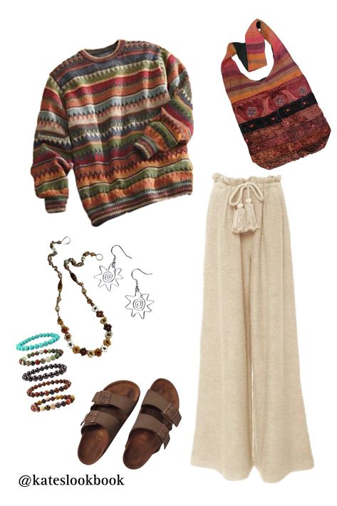 Cold Weather Hippie Outfit, Winter Outfits Bohemian, Warm Hippie Outfits, Comfy Hippie Outfit, Hippie Winter Outfits Bohemian, Comfy Boho Outfits, Hippie Fall Outfits, Winter Hippie Outfits Boho, Corporate Hippie