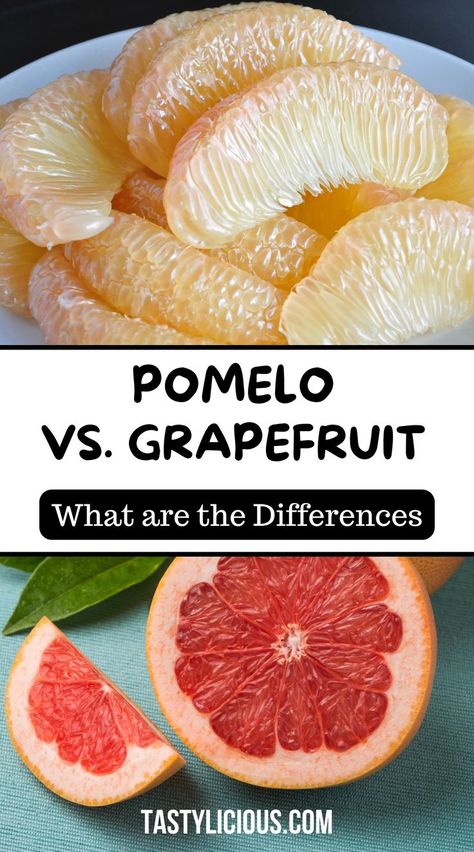 What's the Difference Between a Pomelo and a Grapefruit | health benefits of pomelo vs grapefruit | Difference Between Grapefruit and Pomelo | juicing recipes for weight loss | juice recipes | healthy juicer recipes | juicer recipes beginners | green juice recipes for weight loss White Grapefruit Recipes, Benefits Of Grapefruit Juice, Grapefruit Health Benefits, Pomelo Recipes, Grapefruit Juice Benefits, Pomelo Recipe, Health Benefits Of Grapefruit, Recipes Beginners, Grapefruit Benefits