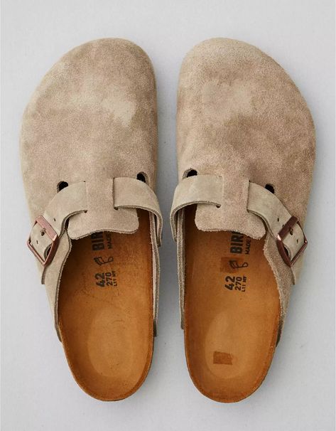 Birkenstock Slippers, Boston Soft Footbed, Birkenstock Clog, Birkenstock Outfit, Boston Clogs, Birkenstock Men, Boston Clog, Birkenstock Boston, Women's Mules