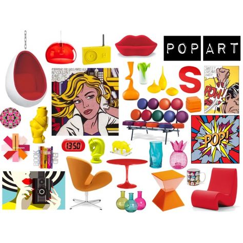 Pop Art Office Design, Pop Art Furniture Interior Design, Modern Pop Art Living Room, Pop Art Mood Board, Pop Art Decor Interior Design, Pop Art Cafe, Pop Art Party Decoration, Pop Art Chair, Pop Art Room Decor