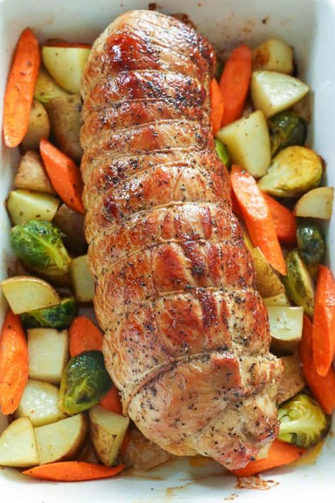 Stuffed Pork Loin Roast - Immaculate Bites Pork Stuffed Pork Loin Roast, Pork Loin Stuffed, Pork Loin Oven, Pork Roulade, Stuffed Pork Loin, Roulade Recipe, Pork Sausage Recipes, Juicy Pork Tenderloin, Stuffing Ingredients