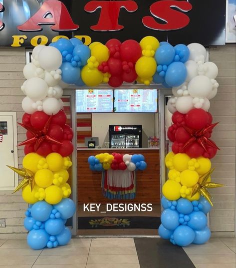 Balloon garland Balloon House, Balloon Decor, Balloon Garland, Balloon Decorations, Store Fronts, Balloons, Customer Service, Key