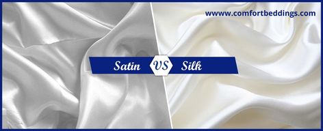 difference between silk and satin Silk Vs Satin, Navy Blue Bedding, Shiny Texture, Silk Satin Fabric, Natural Protein, Fabric Combinations, Long History, Natural Fabric, Blue Bedding