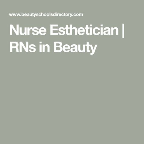 Nurse Esthetician, Nursing Certifications, Esthetician Life, Associates Degree In Nursing, Medical Esthetician, Medical Aesthetician, Nurse Training, Becoming A Nurse, Medical Training