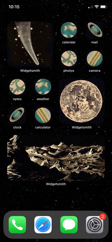 Space Home Screen Wallpaper, Cool Iphone Theme, Space Theme Widgets, Star Iphone Theme, Space Themed Phone Widgets, Space Phone Widgets, Greek Mythology Phone Layout, Moon Themed Home Screen, Astrology Iphone Theme