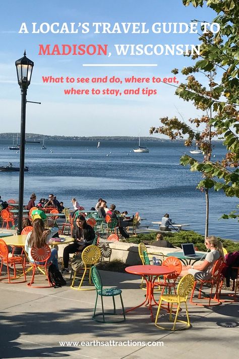 A local’s guide to Madison, Wisconsin, USA - #travel in #USA, #travelguide, #Madison, top #attractions in Madison, restaurants in Madison, Hotels in Madison, tips for Madison Madison Wisconsin Aesthetic, Travel In Usa, Travel Wisconsin, Uw Madison, Midwest Travel, Wisconsin Travel, Summer 2025, Madison Wisconsin, Off The Beaten Path