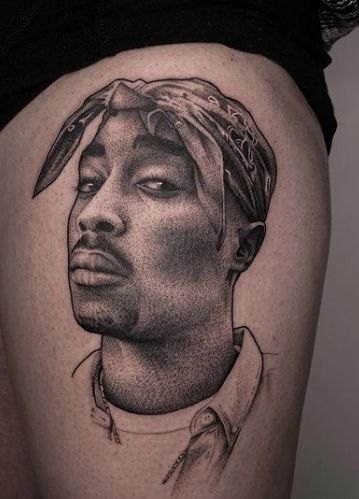 Best 13 Tupac Tattoos and Tattoo ideas - NSF - Music Magazine 2pac Tattoos, Tupac Tattoo, Potrait Tattoo, Stippling Tattoo, Best Tattoo Ideas For Men, Tupac Art, Portrait Tattoos, Family Tattoo Designs, Clever Tattoos