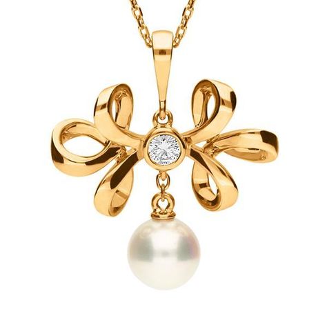 Mikimoto Necklace, Pearl Bow Necklace, Mikimoto Jewelry, Valentine Collection, Akoya Pearl Necklace, Gold Jewelry Outfits, Jewelry Design Drawing, Mikimoto Pearls, Pearl Bow