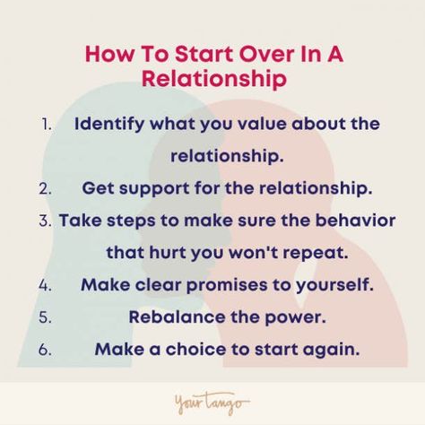 How To Start Over In Your Marriage, How To Start A Healthy Relationship, Working On A Relationship, How To Build A Relationship Couple, How To Rekindle Your Relationship, How To Restart A Relationship, How To Work On Yourself In A Relationship, How To Work On A Relationship, How To Make Relationships Work