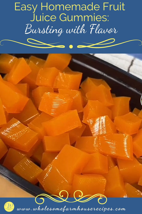 storage container filled with homemade fruit juice gummies Orange Gummies Homemade, Fruit Juice Gummies Homemade, Fruit Juice Gummies, Jujube Fruit Recipe, Juice Gummies, Homemade Orange Juice, Candied Fruit Recipes, Healthy Gummies, Fruit Gummies