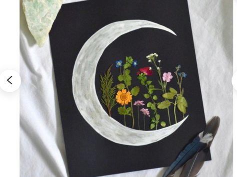 Dark Academia Paintings Easy, Easy Witchy Paintings For Beginners, Simple Gothic Painting Ideas, Witchy Canvas Painting Ideas, Octagon Canvas Painting Ideas, Painting Ideas Witchy, Simple Spring Painting, Fun Painting Ideas On Canvas Aesthetic, Canvas Painting Ideas Green