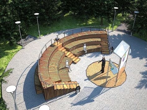 Amphitheater Architecture, Outdoor Learning Spaces, Landscape Design Drawings, Landscape Architecture Drawing, Outdoor Stage, Public Space Design, Desain Quilling, Conceptual Architecture, Architecture Concept Diagram