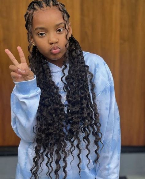 Hairstyles For 9 Year Girl Black Braids, Hairstyles For School Braids Black Kids, Back To School Braids Hairstyles For Kids, Black Girls Hairstyles Back To School, Simple Nigerian Hairstyles, Hair Styles For Kids Girls Easy Braids, Cute Braided Hairstyles Easy Simple, Cute Curly Hairstyles Braids, Cute Twist Hairstyles For Kids