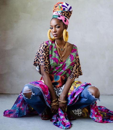 @shopfeline on Instagram: “Our Labor Day sale is happening now Enjoy 15% off your entire purchase using code LABORDAY21 at checkout . Sale ends Tuesday at midnight .…” Afro Punk Fashion, Afro Style, Earthy Outfits, African Inspired Fashion, Mixing Prints, Head Wraps, African Print, African Fashion, Diy Clothes