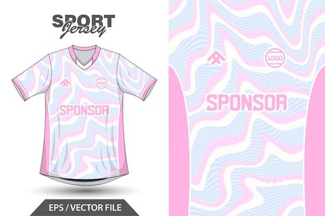 Pink Jersey Design, Pink Graphic Print Jersey For Sports Events, Jersy Bola Desain, Pink Sports Jersey With Graphic Print, Jersey Futsal, Jersey Futsal Printing Design, Football Pattern, Pink Football, Jersey Soccer