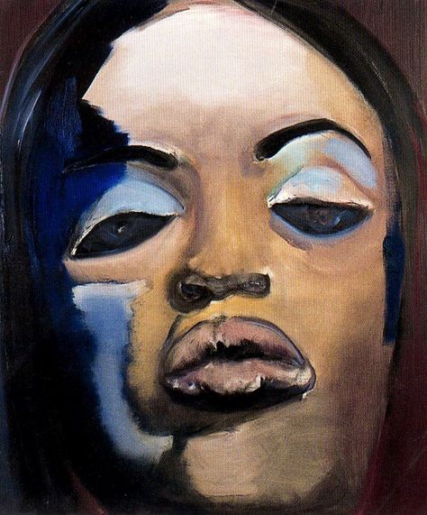 'Naomi' - 1995 - by Marlene Dumas (South African, b. 1953) - Private collection © Marlene Dumas Ivan Bilibin, Marlene Dumas, Women Artist, Female Painters, Aubrey Beardsley, Afrikaanse Kunst, Blog Art, Africa Do Sul, Historical Painting