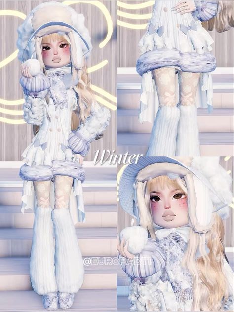 #dresstoimpress #dresstoimpresshacks #robloxdresstoimpress Dti Winter Theme Outfit, Roblox Makeup, Match Art, Make Outfits, Harajuku Dress, Chibi Body, Clothes For Dolls, Dti Hacks, Dti Ideas