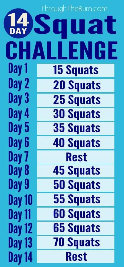 14 Day Squat Challenge - Need a killer squat workout plan for the next two weeks? Here ya go 2 Week Diet Plan, Squat Motivation, Week Diet Plan, Squat Challenge, Squat Workout, Food Diy, Fitness Challenge, Fashion Diy, Burn Out