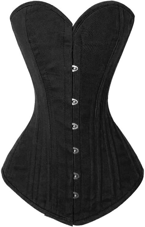 Amazon.com: Luvsecretlingerie Heavy Duty 26 Double Steel Boned Waist Training Cotton Long Torso Overbust Shaper Corset #9938-TC: Clothing, Shoes & Jewelry Knot Out, Modern Gothic, Cord Lace, Gothic Victorian, Short Torso, Waist Training Corset, Corsets And Bustiers, Waist Training, Long Torso