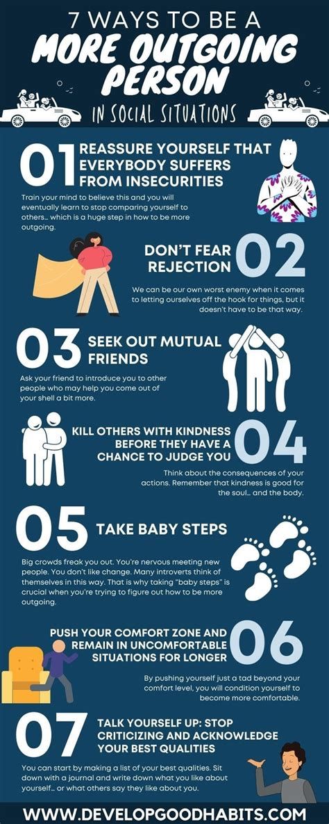 Overcome Social Awkwardness, How To Become More Friendly, Being More Social Tips, How To Have A Conversation Social Skills, Tips To Socialize, Be More Social Tips, Becoming More Social, Be More Likeable, How To Be Sociable